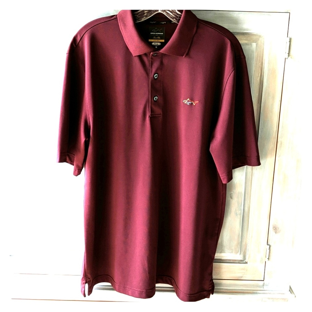 Donated 1/5 Men' Golf Shirt Greg Norman Tasso Elba